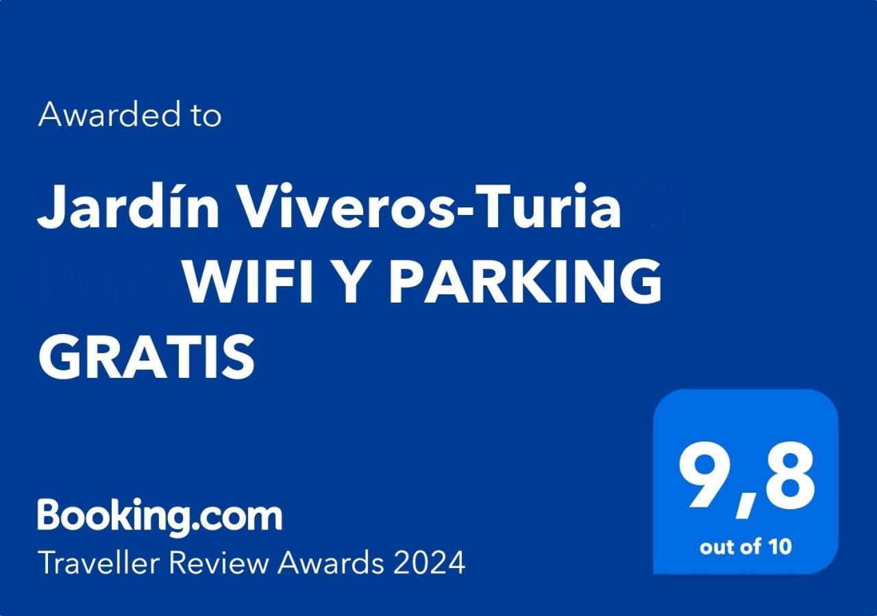 Jardin Viveros-Turia Appartement Valencia Buitenkant foto
